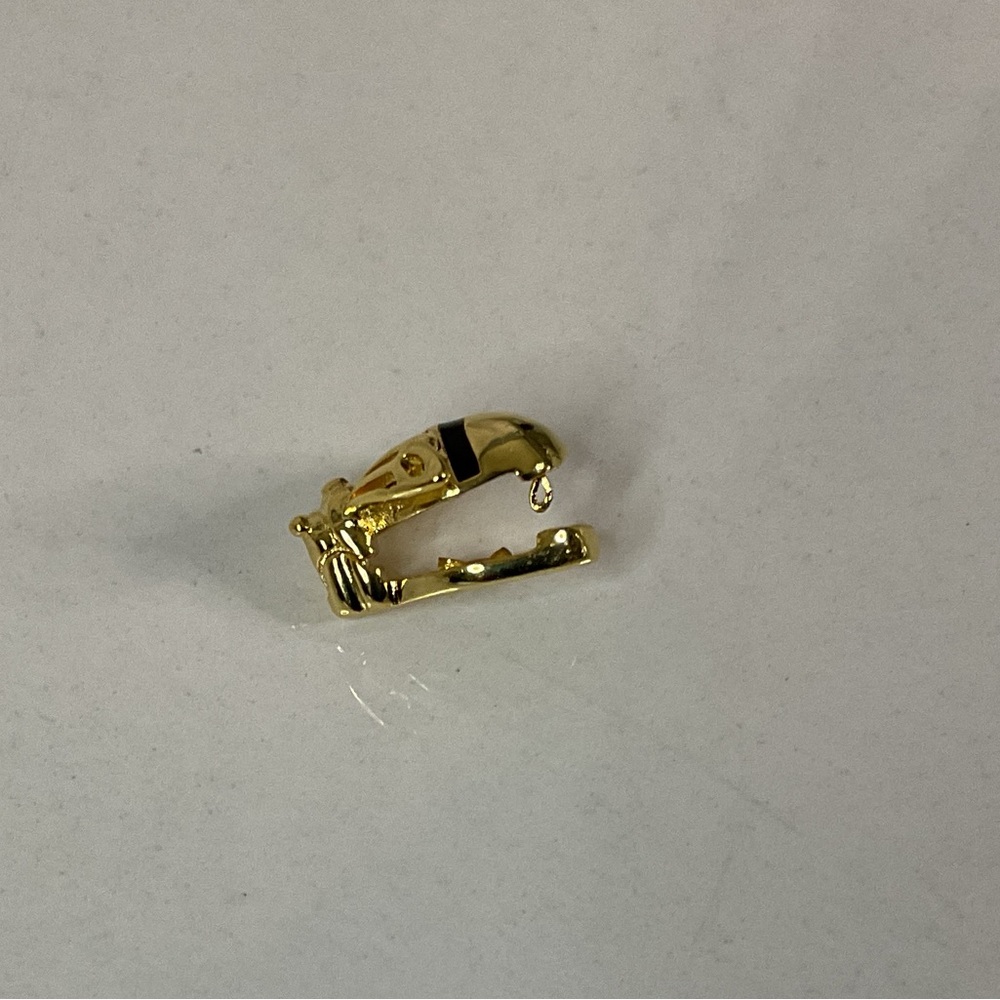 π 14K Gold Plated Sterling Silver Reflexion Bee Clip Charm - Picture 8 of 12